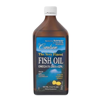 Carlson’s Fish Oil – recommended in 4 Hour Body